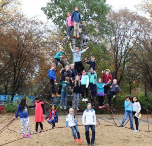 Der Kinerrat 2015 mit Leiterin E. Behrens. Foto: Kinderrat