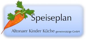 Wir kooperieren seit 2015 mit der gemeinnützigen GmbH Altonaer Kinder Küche. Sie können hier den aktuellen Speiseplan herunterladen. Grafik: M. Berthe
